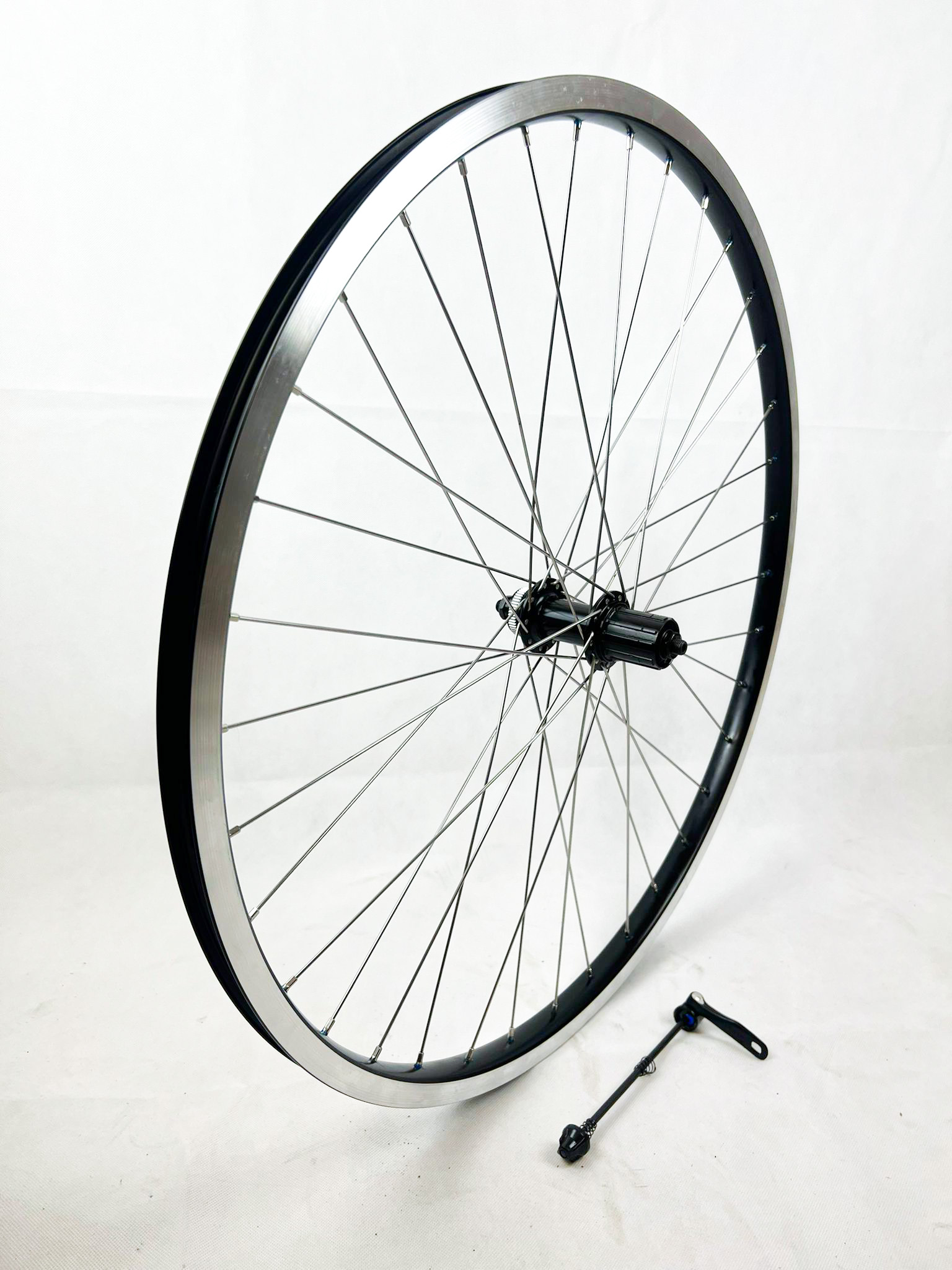 Hinterrad Basic+ Felgenbremse 28 36 Loch schwarz/silber V-Brake