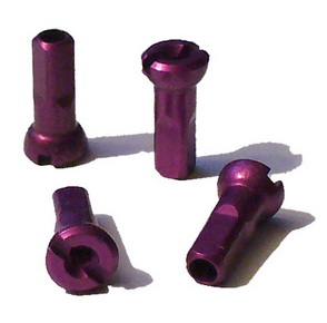 Alu - Polyax - Nippel 14 mm purpur
