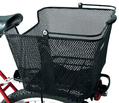 Einkaufskorb schwarz mit Wersa-Adapter