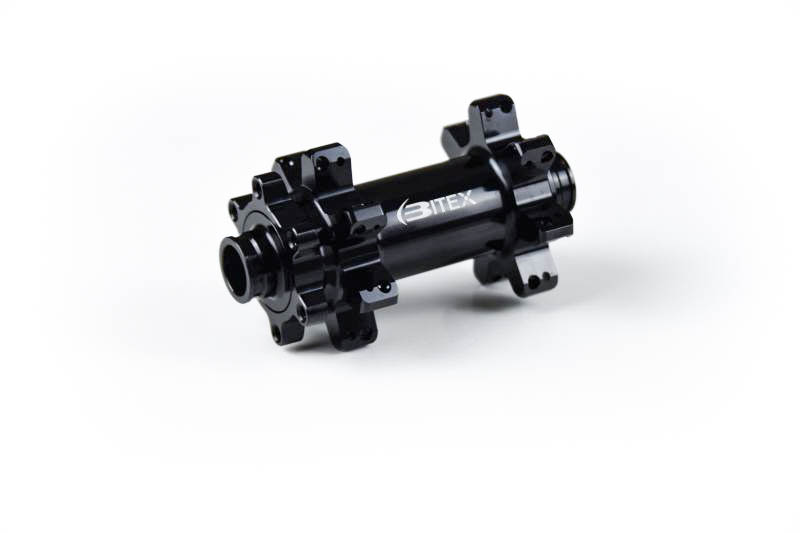 BITEX Vorderradnabe BX402F straight pull 6-Loch 28 Loch schwarz