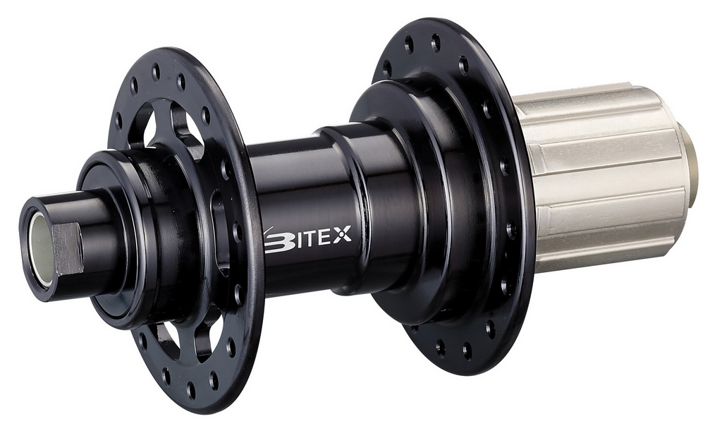 Bitex Hinterradnabe BX103R 32 Loch schwarz QR5*130 mm