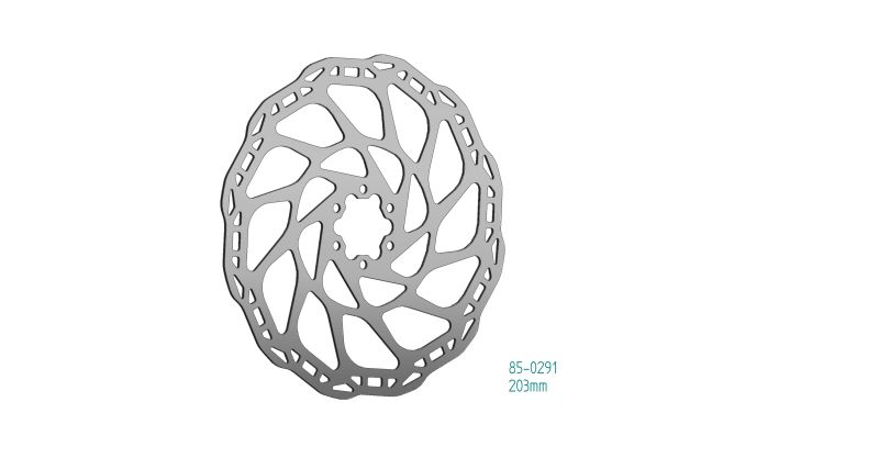 Bremsscheibe ESJOT hinten 203 mm 6-Loch