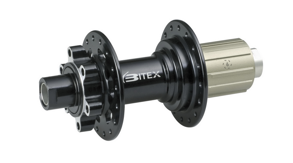BITEX Hinterradnabe MTR12 Disc 6-Loch schwarz